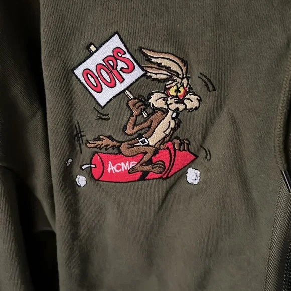 Rare The hundreds x Looney Toons zip up